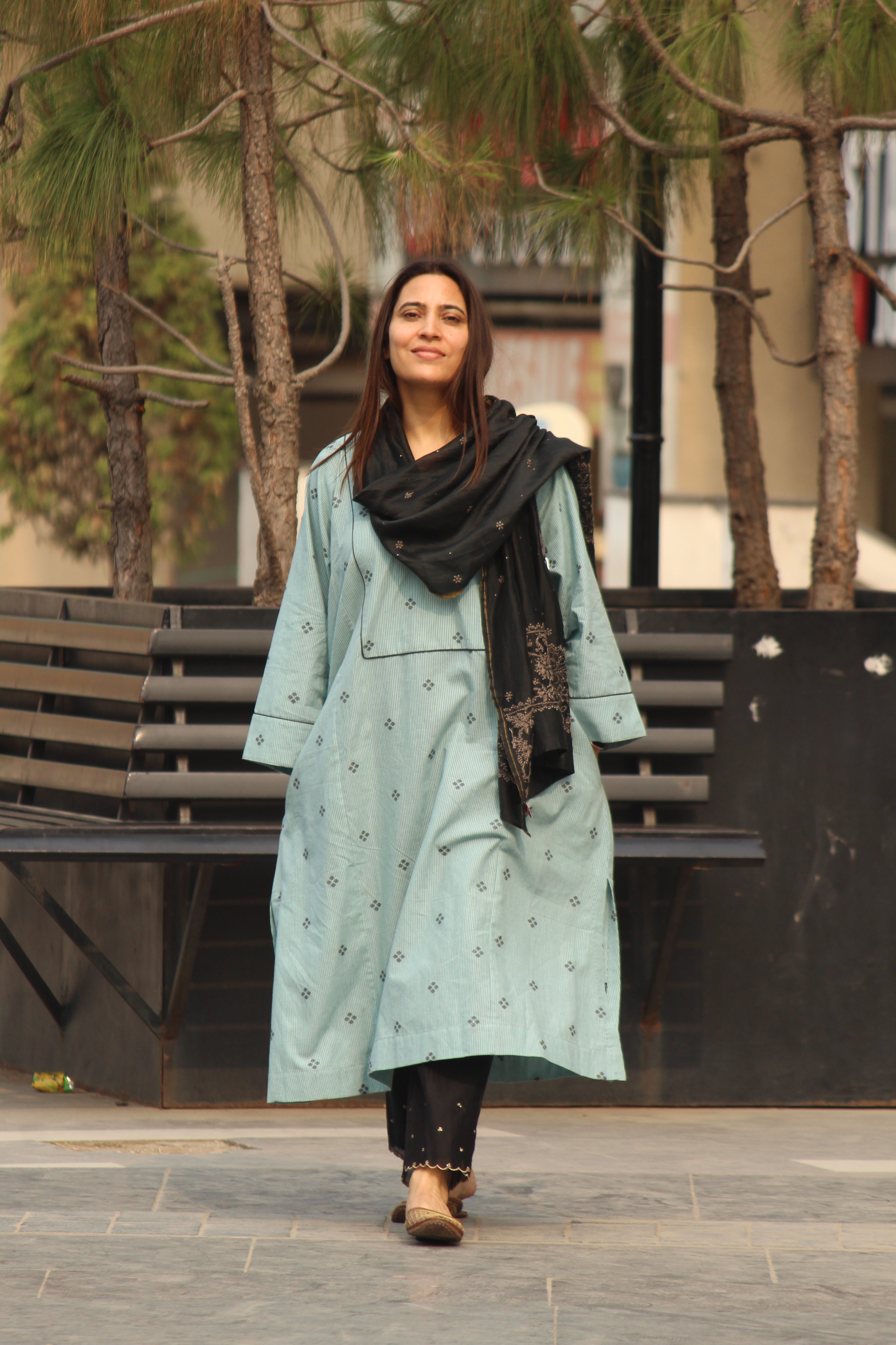 Choga Jamdani Handloom Kurta