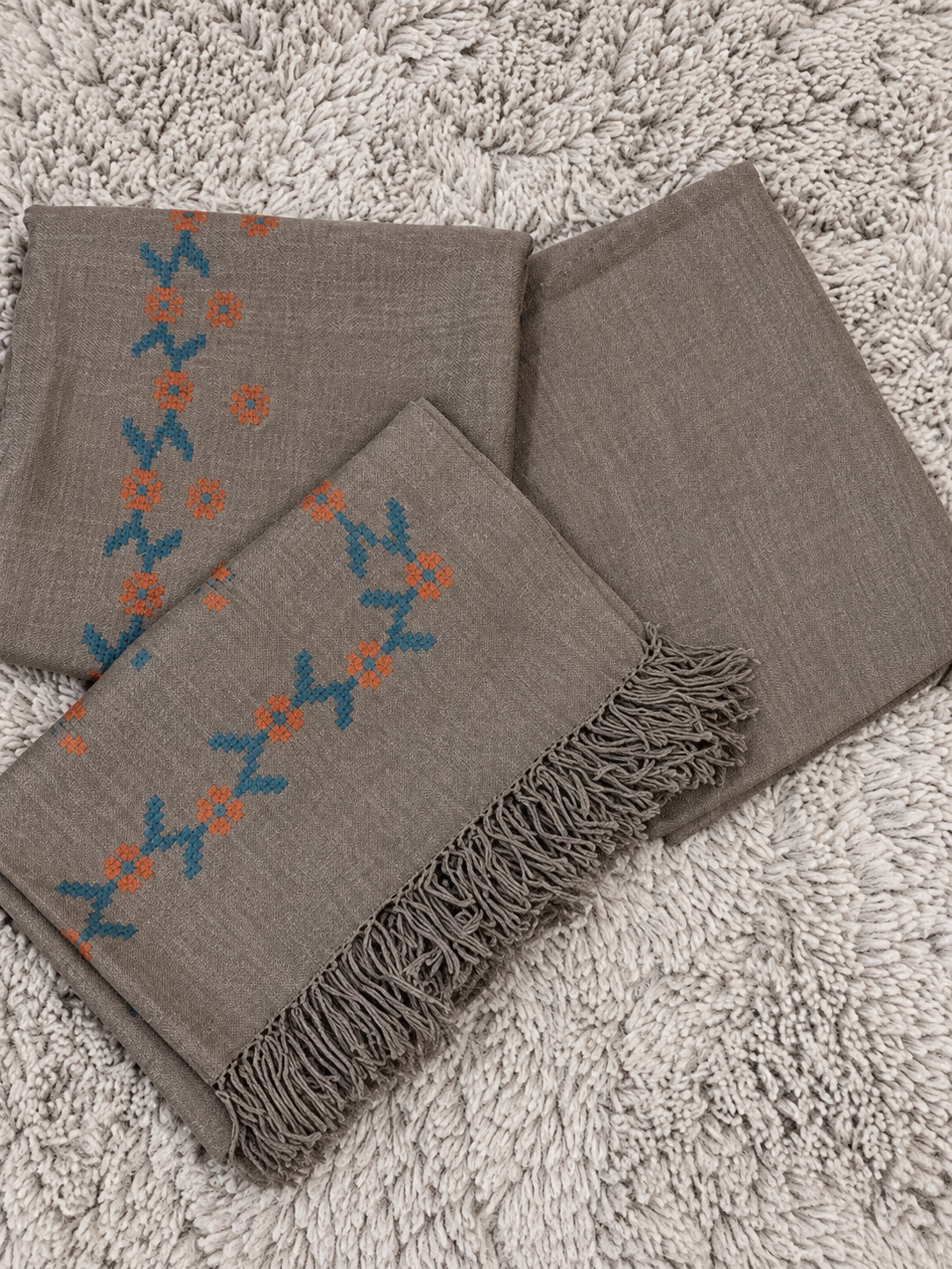 Meher | Pure Woollen Handloom 3-Piece Suit