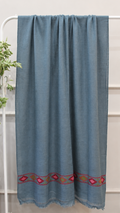 Gulrang | Blue Pure Wool Shawl