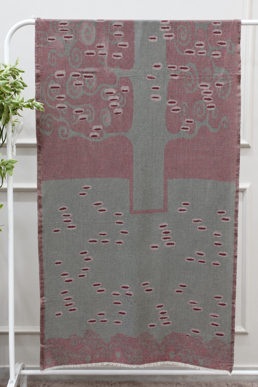 Sabznoor | Olive Green 3 Piece pure wool Suit with Merino wool Stole